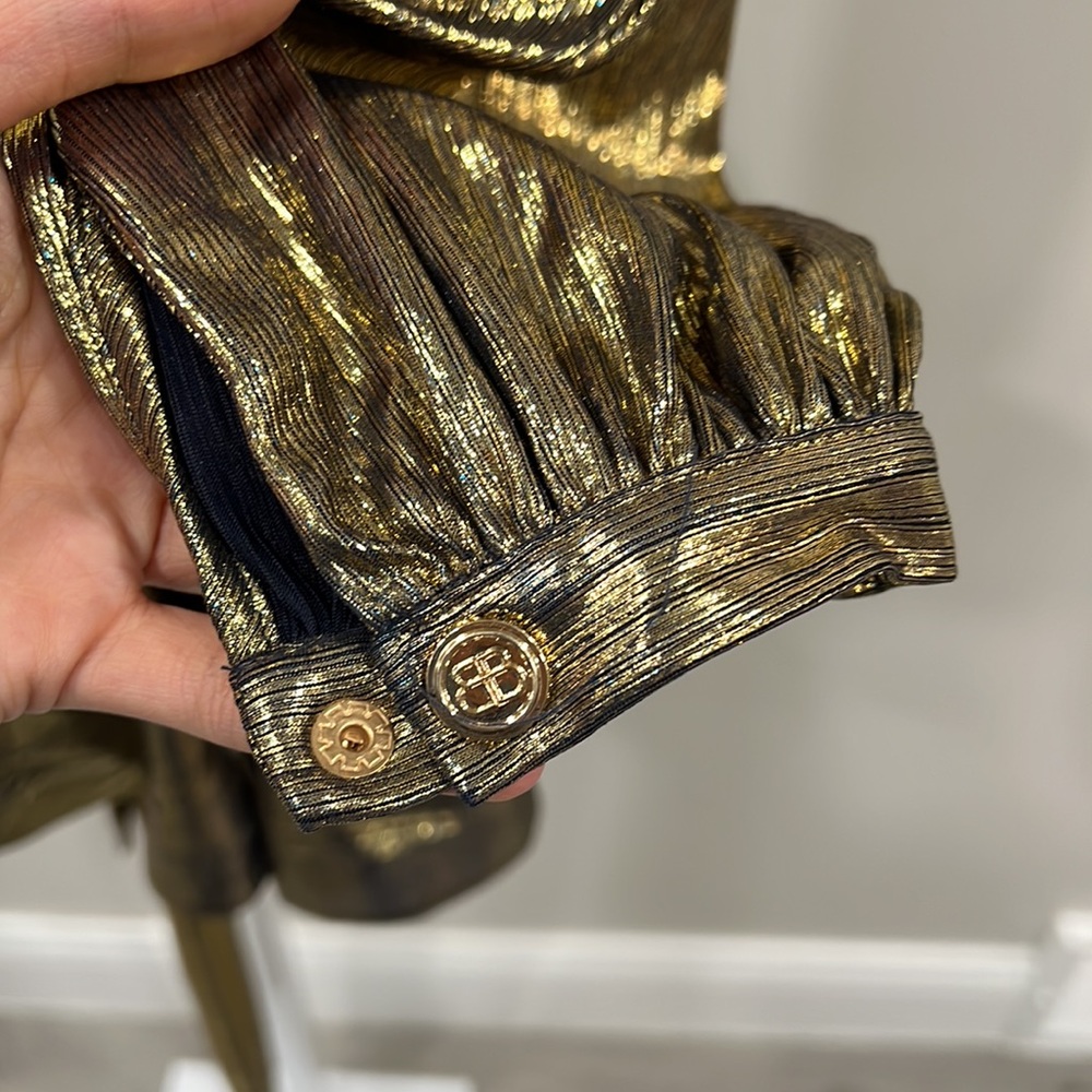 Bronx and Banco Bedouin Metallic Mini Dress - Picture 9 of 11